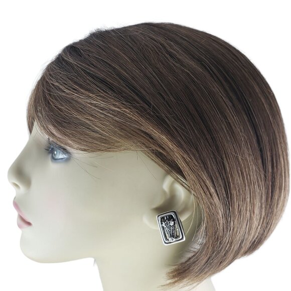 Vintage Kieselstein-Cord Sterling Silver Alligator Clip On Earrings #14597 - Picture 6 of 7